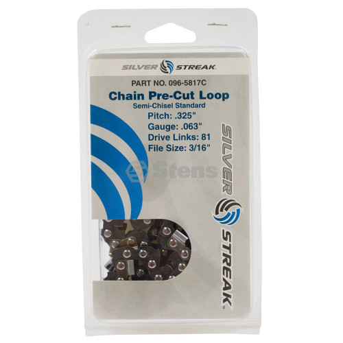096-5817C } Chain Loop Clamshell 81 DL / .325", .063, S-Chisel Standard