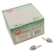 130-114 } Spark Plug Shop Pack / NGK BPM6A S25
