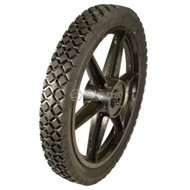 205-538 } High Wheel Plain Bore / 14x1.75  Diamond Tread