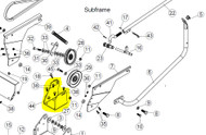 102313 } PULLEY SUPPORT