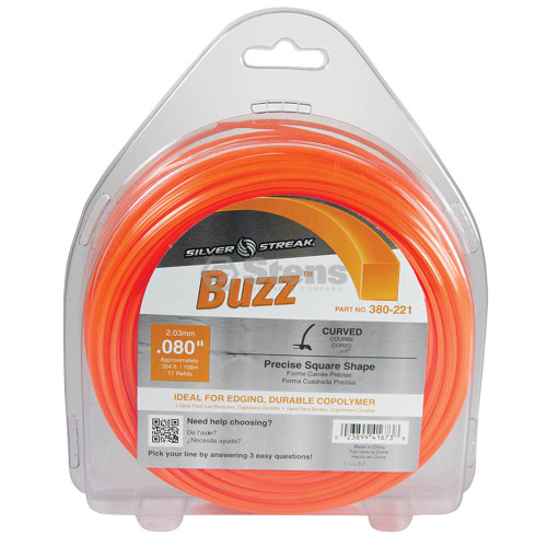 380-221 } Buzz Trimmer Line / .080 1 lb. Donut