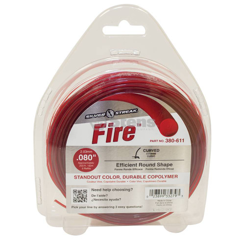 380-611 } Fire Trimmer Line / .080 1/2 lb. Donut
