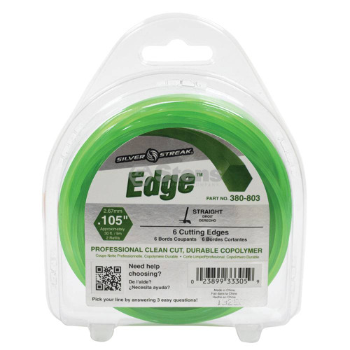 380-803 } Edge Trimmer Line / .105 30' Clam Shell