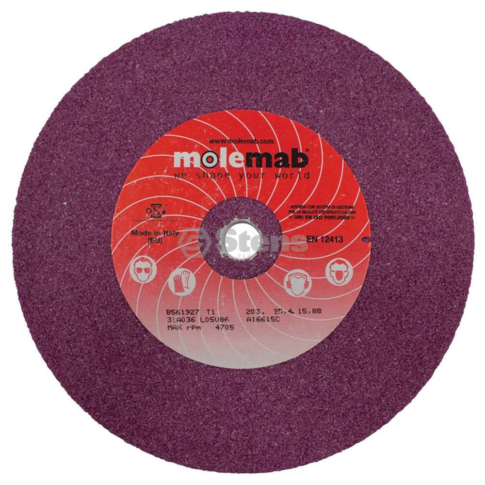 750-111 } Blade Grinding Wheel / 8" x 1" x 5/8" 36 grit Ruby - Salem Power  Equipment, LLC