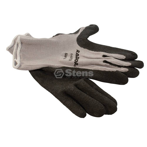 751-150 } Glove / Gray String Knit, Medium