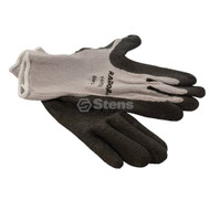 751-151 } Glove / Gray String Knit, Large