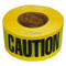 751-527 } Barricade Caution Tape / 2 Mil. Black/Yellow