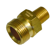 758-263 } Twist Connector / 1/4" M Inlet, 22mmx1.5 M Outlet