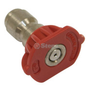 758-307 } 1/4" Quick Coupler Nozzle / 0 Degree, Size 4.5, Red