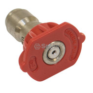 758-315 } 1/4" Quick Coupler Nozzle / 0 Degree, Size 4.0, Red
