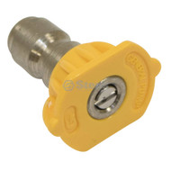 758-319 } 1/4" Quick Coupler Nozzle / 15 Degree, Size 4.0, Yellow