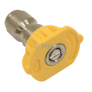 758-410 } 1/4" Quick Coupler Nozzle / 15 Degree, Size 3.0, Yellow