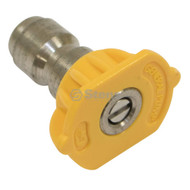 758-411 } 1/4" Quick Coupler Nozzle / 15 Degree, Size 3.5, Yellow