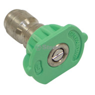 758-430 } 1/4" Quick Coupler Nozzle / 25 Degree, Size 3.0, Green