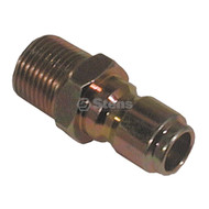758-563 } Quick Coupler Plug Male / 3/8" Pl Steel, Male, 4000 PSI