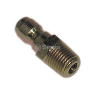 758-567 } Quick Coupler Plug Male / 1/4" Pl Steel, Male, 5000 PSI