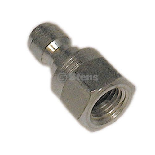 758-583 } Quick Coupler Plug Female / 1/4" Pl Steel, Female, 5000 PSI