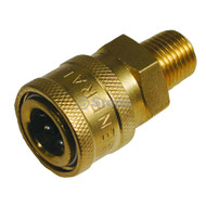 758-595 } Quick Coupler Socket / 1/4" Male Brass