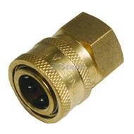 758-599 } Quick Coupler Socket / 3/8" Female Brass