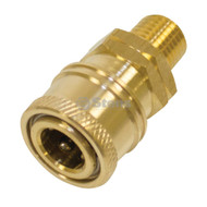 758-910 } Quick Coupler Socket / 1/4" Male Brass