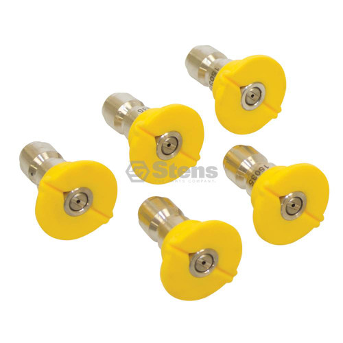 758-924 } 1/4" Quick Coupler Nozzle / 15 Degree, Size 3, Yellow