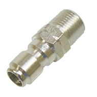 758-926 } Quick Coupler Plug Male / 3/8" Pl Steel, Male