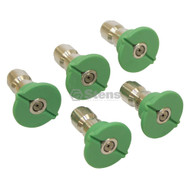758-948 } 1/4" Quick Coupler Nozzle / 25 Degree, Size 3.0, Green