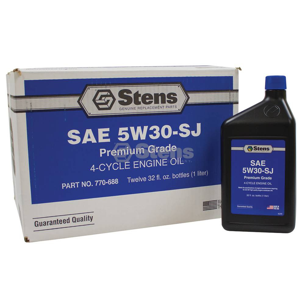 770-688 } 4-Cycle Engine Oil / 5W-30 SJ Wt, Twelve 32 oz. bottles - Salem  Power Equipment, LLC