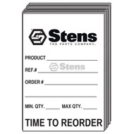 785-049 } Time To Reorder Tag /