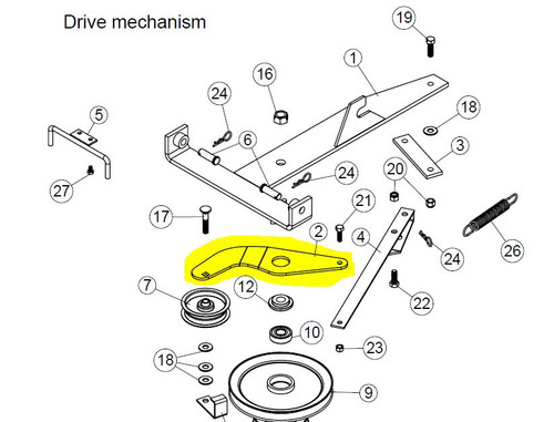 102991 } IDLER ARM