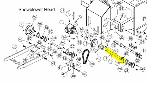 103316 } DRIVE SHAFT 44"