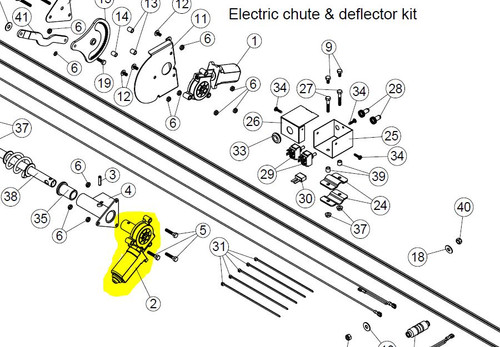 103380 } ELECTRIC MOTOR ASS'Y W/SL