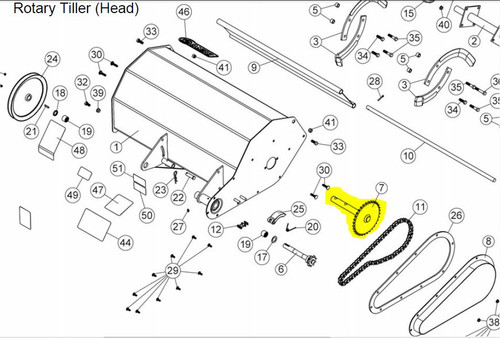 103423 } SPROCKET ASSEMBLY