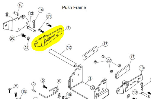 103526 } RIGHT FRONT SUPPORT