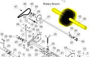 104010 } POLYPROPYLENE BRUSH 48''