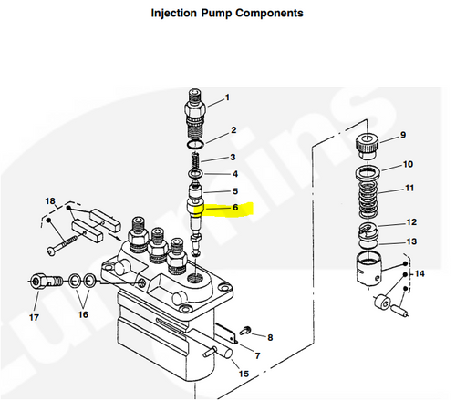 185-6138 } PLUNGER PUMP