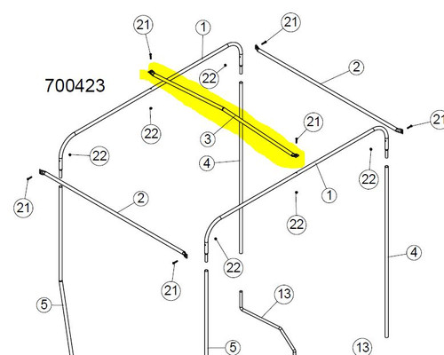 104354 } REINFORCEMENT TUBE