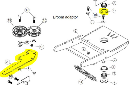 104365 } IDLER ARM