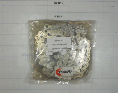 104449 - ROLLER CHAIN #40 X 90 LIN