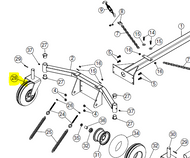 104487 } CASTER WHEEL ASS'Y