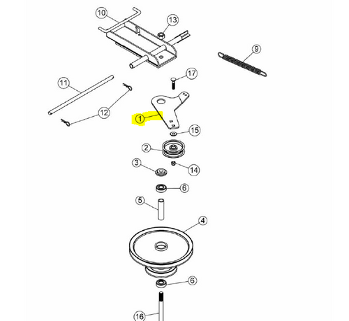104518 } TENSION ARM