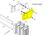 104576 } RIGHT SUPPORT PLATE