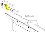 104684 } LEFT SUPPORT PLATE