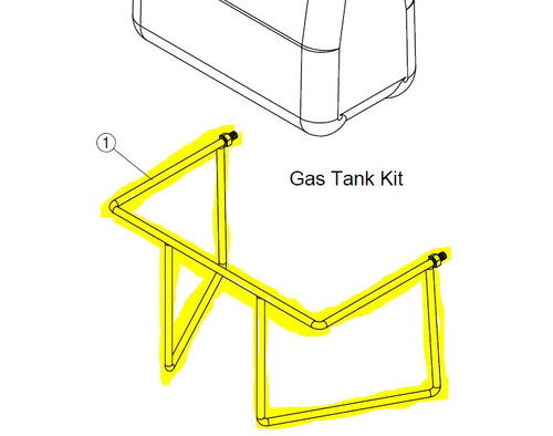 104792 } TANK SUPPORT