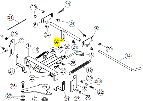 104840 } DRIVE FRAME SUPPORT