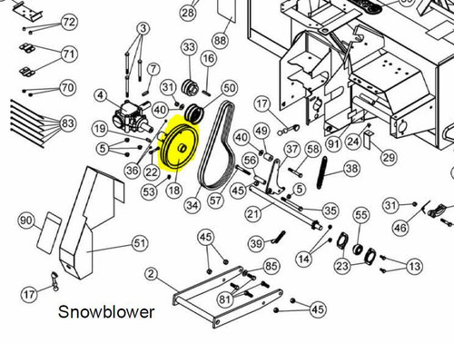 104943 } REPLACEMENT OF PULLEY 102331, 103313