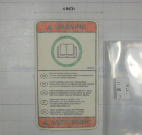 105130 - DECAL READ INSTRUCTIONS