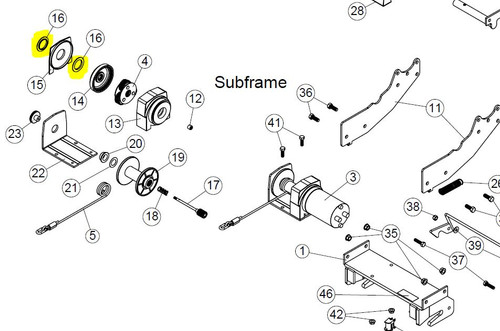 105142 } DRUM SUPPORT BUSHING
