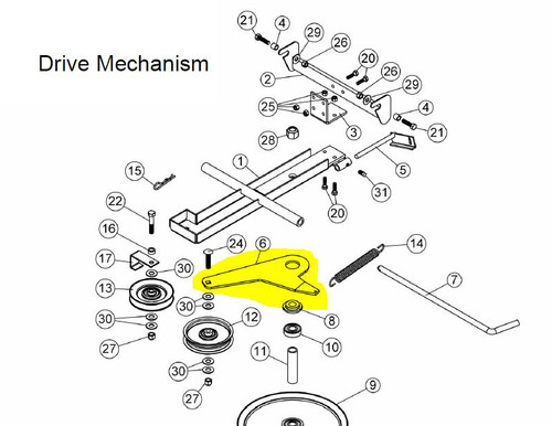 105208 } TENSION ARM