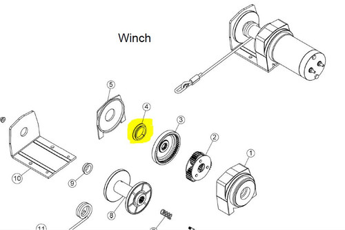 105242 } DRUM SUPPORT BUSHING